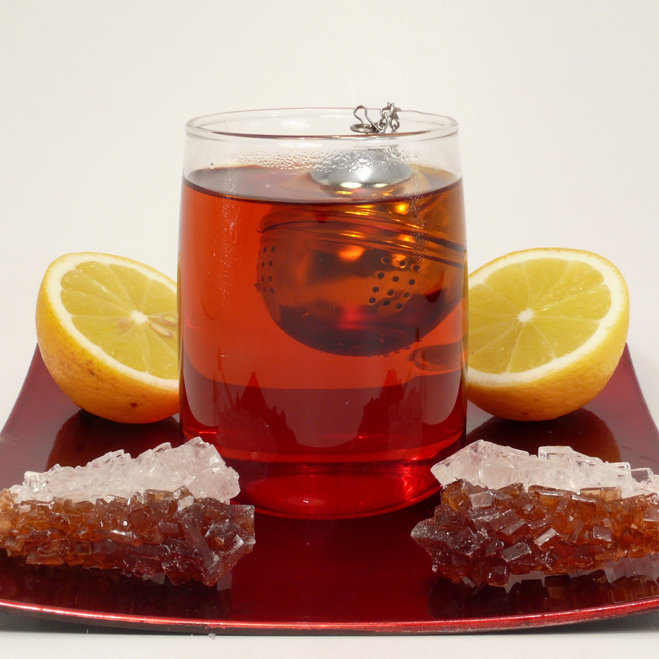 Set 4 Infusori Per T&egrave; In Acciaio Inox - A Sfera Con Catena - Per T&egrave; Sfuso