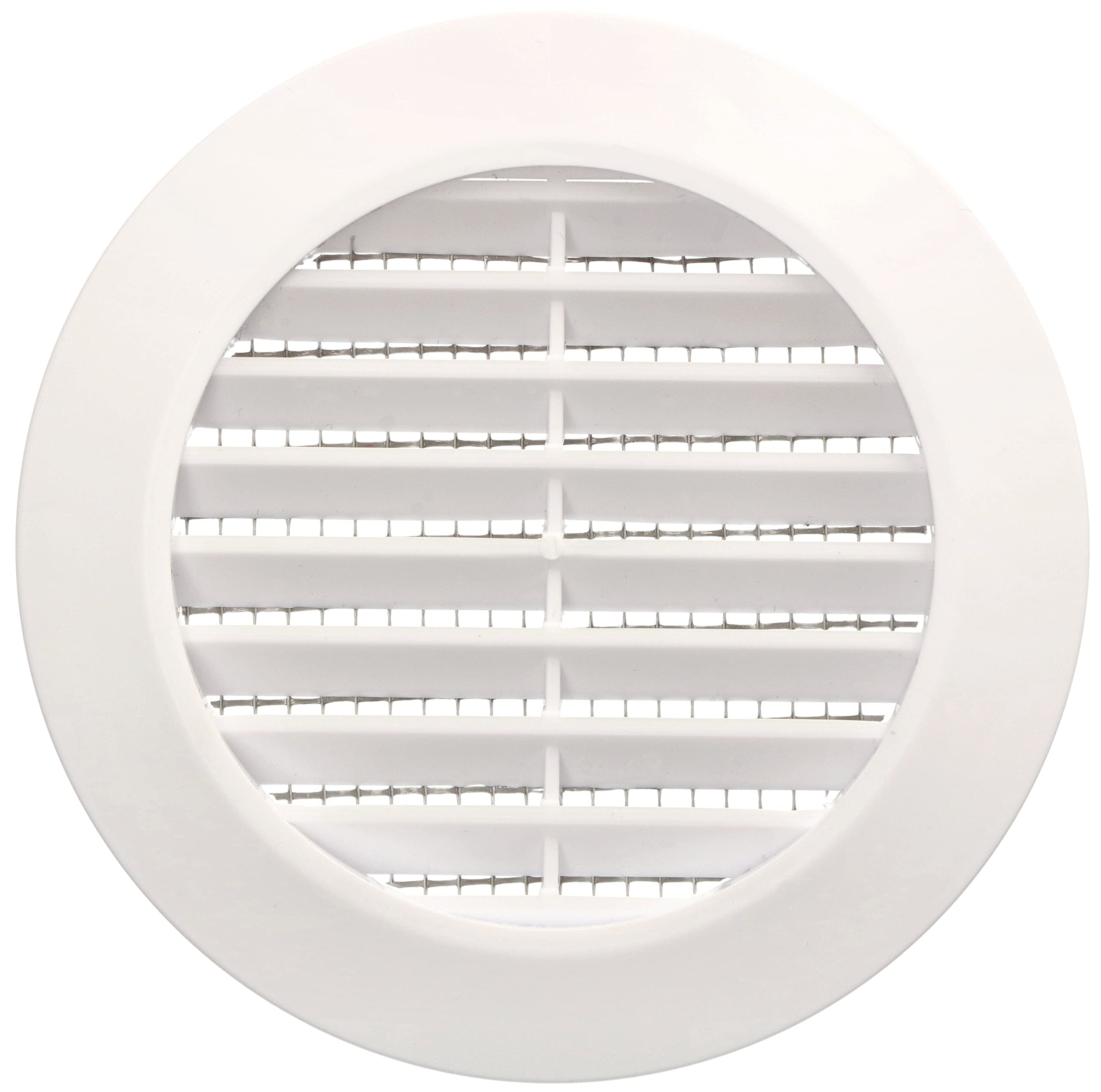 Grille d'Aération Ronde Blanche Diamètre 70 mm avec Moustiquaire ...
