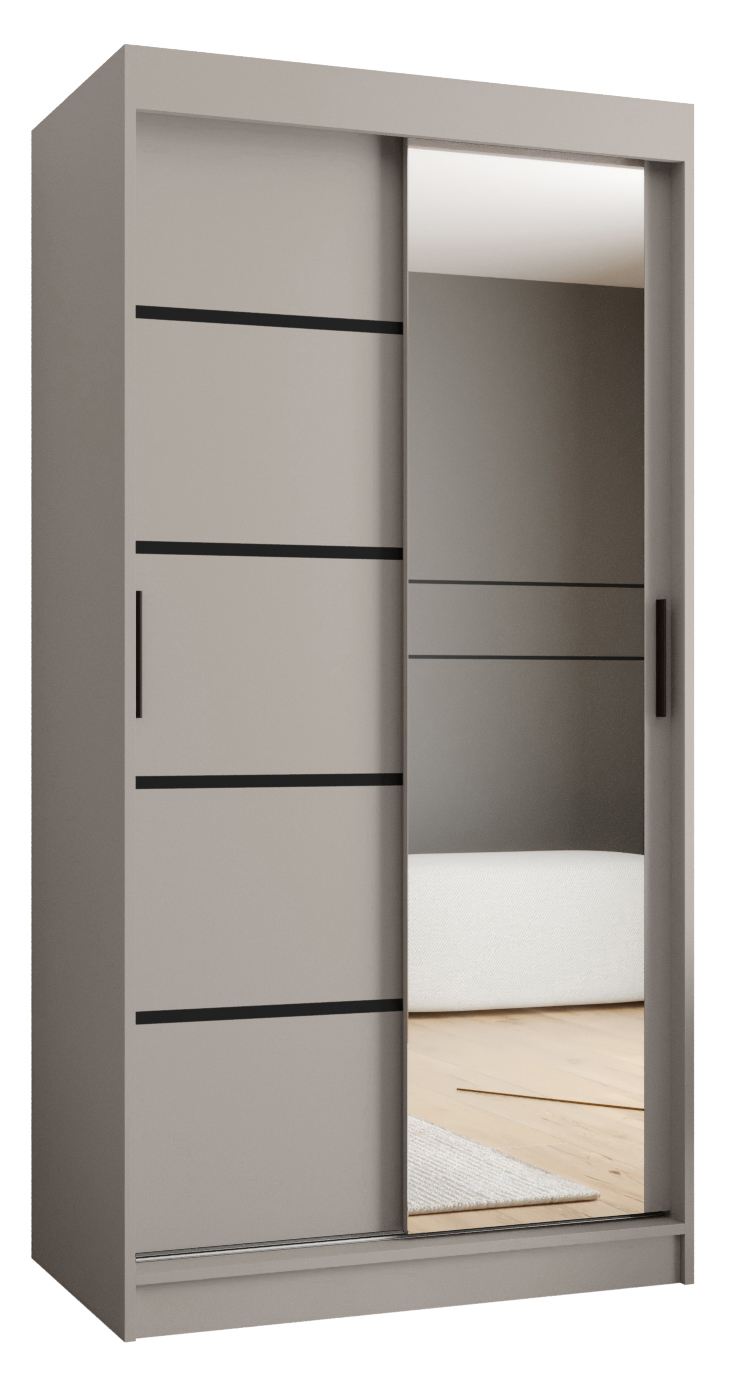 Szafa przesuwna garderoba RUBINO V2 100 x 62 x 200 cm - Abiks Meble
