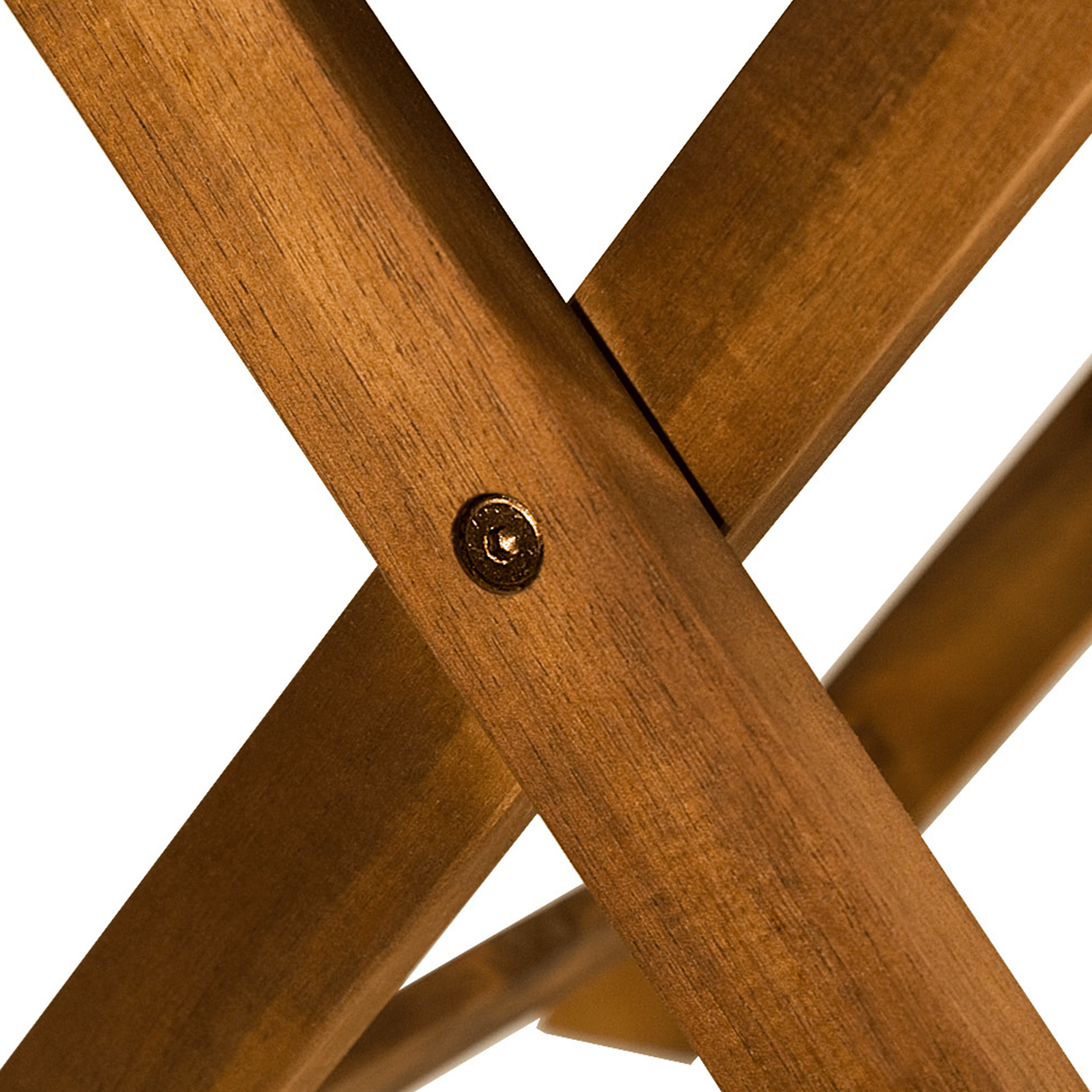 Table d'appoint de jardin en bois d'acacia 46x46cm pliable - 7