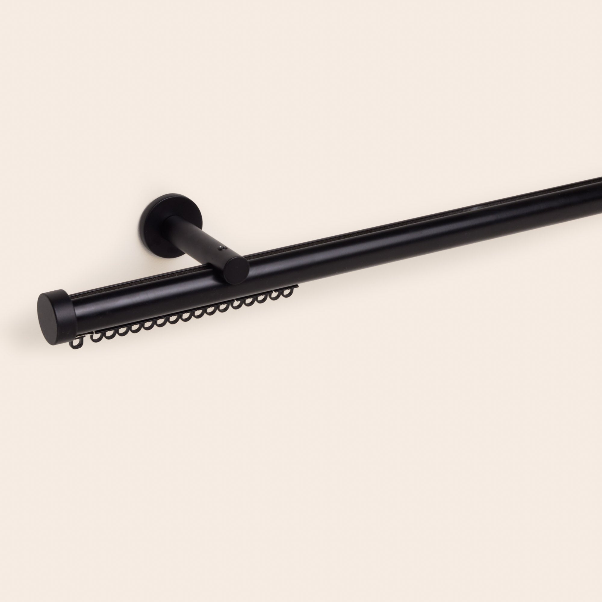 MADURA - Kit tringle rail Rayia en Rail design et pratique Noir Ø2x150 ...