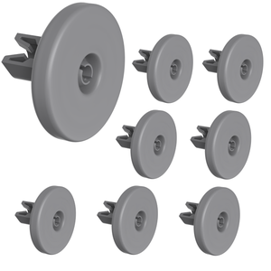 4 Ruote Per Cestello Lavastoviglie Universali | Diametro 35 Mm, Compatibili Con Hotpoint, Candy, Indesit, Smeg E Molti Altri | Ricambio Con Asse Incluso - 5