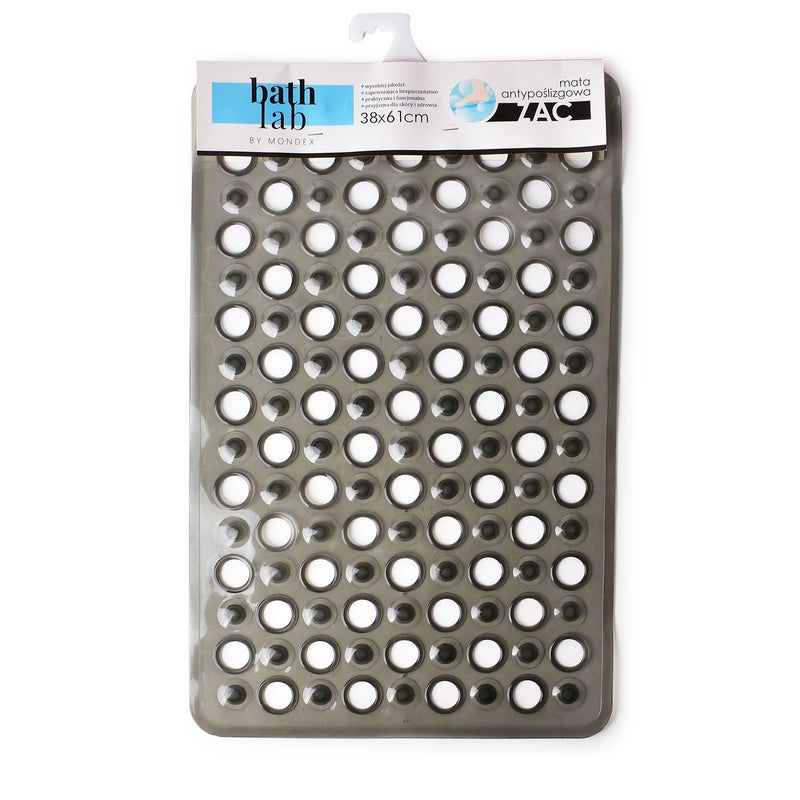 zac black mata łazienkowa 38x61x0,2cm