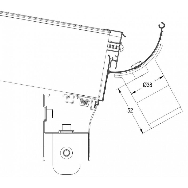 X-METAL Carport autoportant aluminium blanc 13m² polycarbonate 6mm avec kit d'ancrage - 5