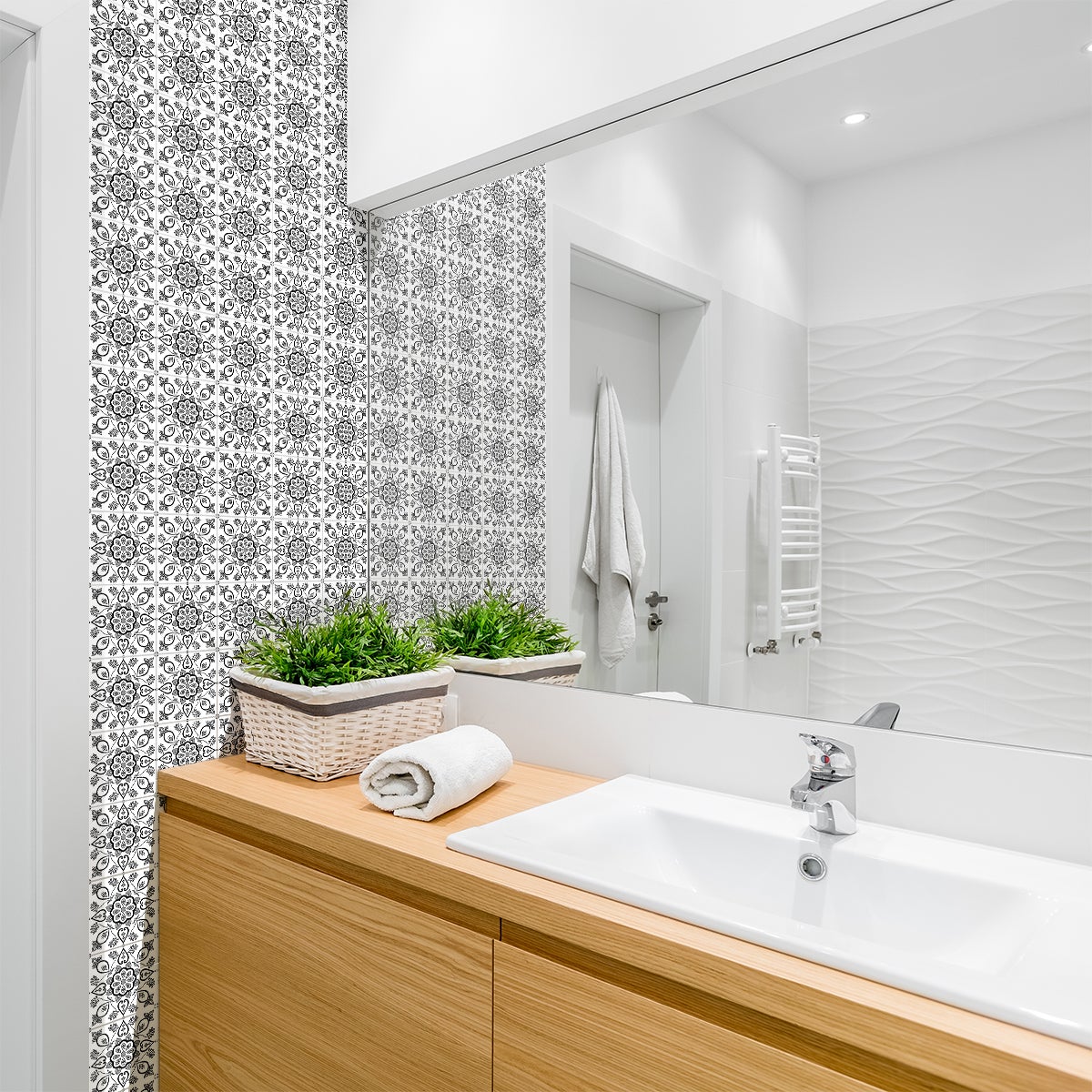 24 adesivi piastrelle di cemento azulejos liza - Sticker adesivo - adesivi murali - 24stickers15x15cm - 5