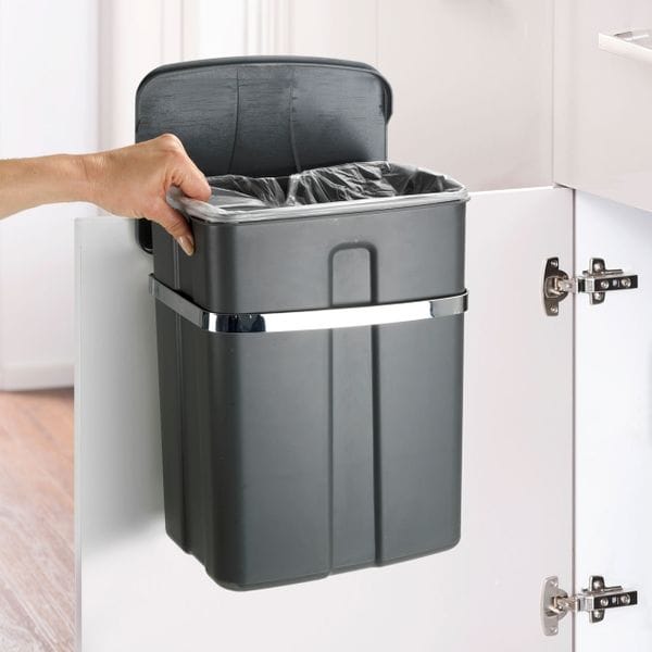 Basura Extraible Cubo Basura Colgante Relaxdays Cubo De Basura