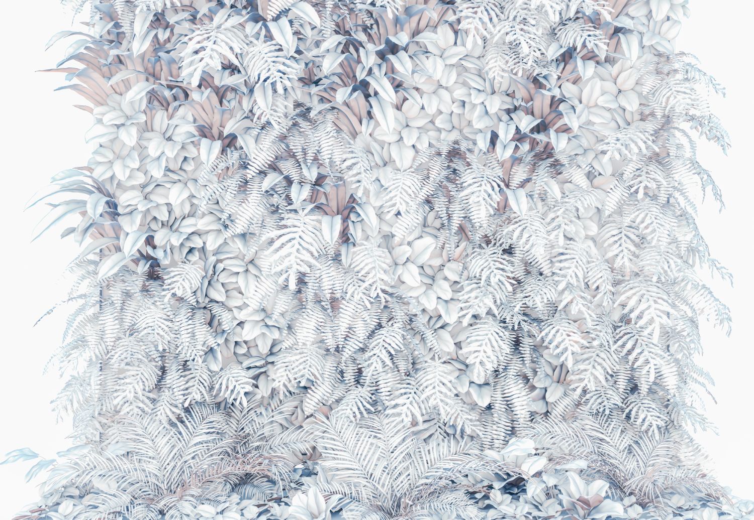 Fotomural vertical garden blanco antiguo - 368 x 254 cm - komar