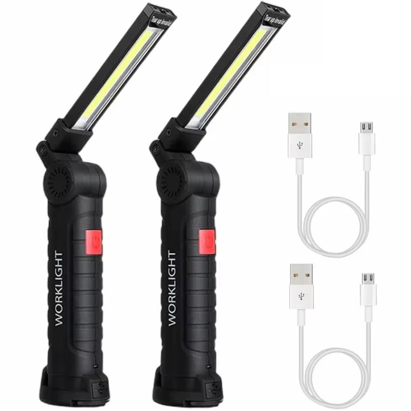 Lot De 2 Lampes Frontales LED Rechargeables USB – Faisceau Large 230° – Détecteur De Mouvement – 350 Lumens – IPX4 – Course, Camping, Chasse