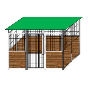 Gabbia Per Cani BAZZI 382x192x225cm - Canile Esterno Con Tetto - Foto 10