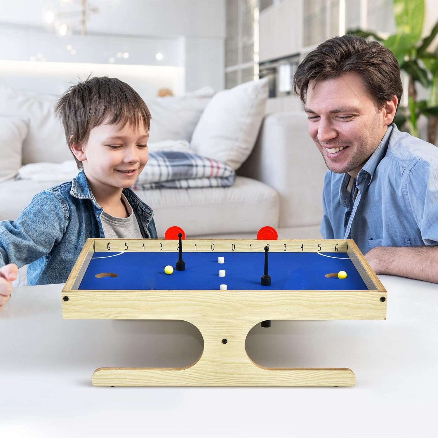 Tavolo da Calcio Magnetico, Gioco Interattivo da Tavolo per Feste in Famiglia - 8