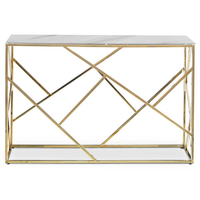 Linea Marble Console Console Design Effet Marbre