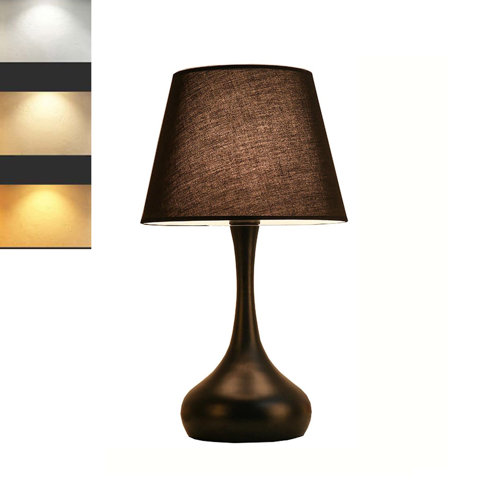 Amerykańska lampa stołowa prosta stołowa z kutego żelaza tkanina gospodarstwa domowego salon sypialnia gabinet biurkowa lampka nocna LED lampka nocna