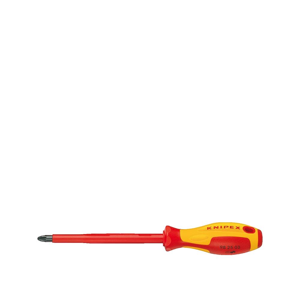 Śrubokręt Knipex Pozidriv PZ2 stal chromowo-wanadowa ergonomiczna rękojeść