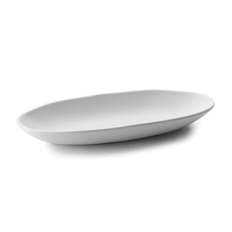 Piatto Ovale da portata in porcellana alluminica al 30 % MIAMI 38x29xh4