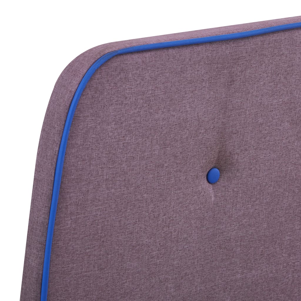 Maison Exclusive - Estrutura de cama 90x200 cm tecido cinzento-acastanhado - 5