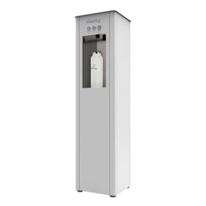 Dispenser Acqua Fredda/calda/ambiente Con Mini Frigo - Colonnina Da Terra Per Casa/ufficio