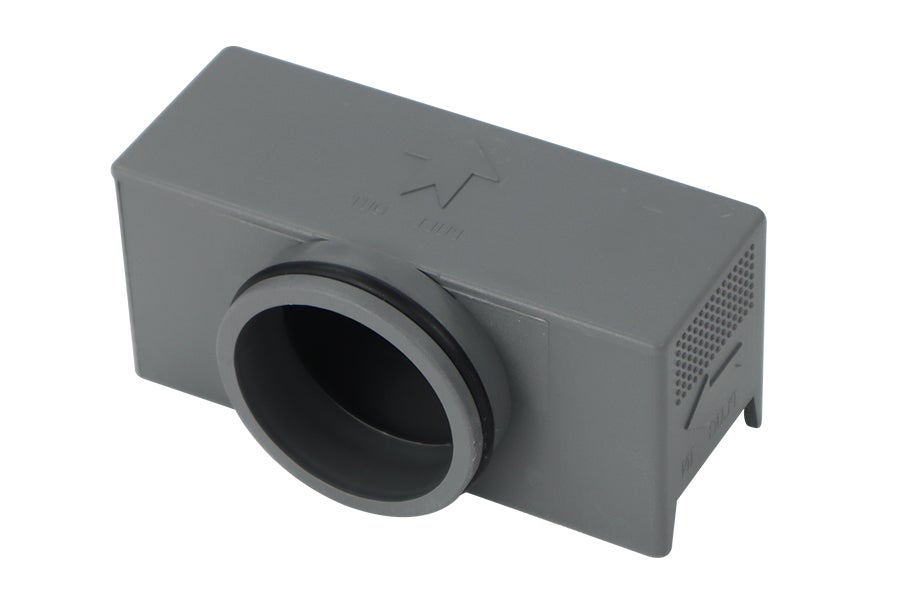 BALNEO - Canal de chuveiro 50 cm - 2 em 1 Canal de chuveiro 50 cm com sifão DUPLEX NEXT - Canal linear em aço inoxidável AISI 304 Preto - 7