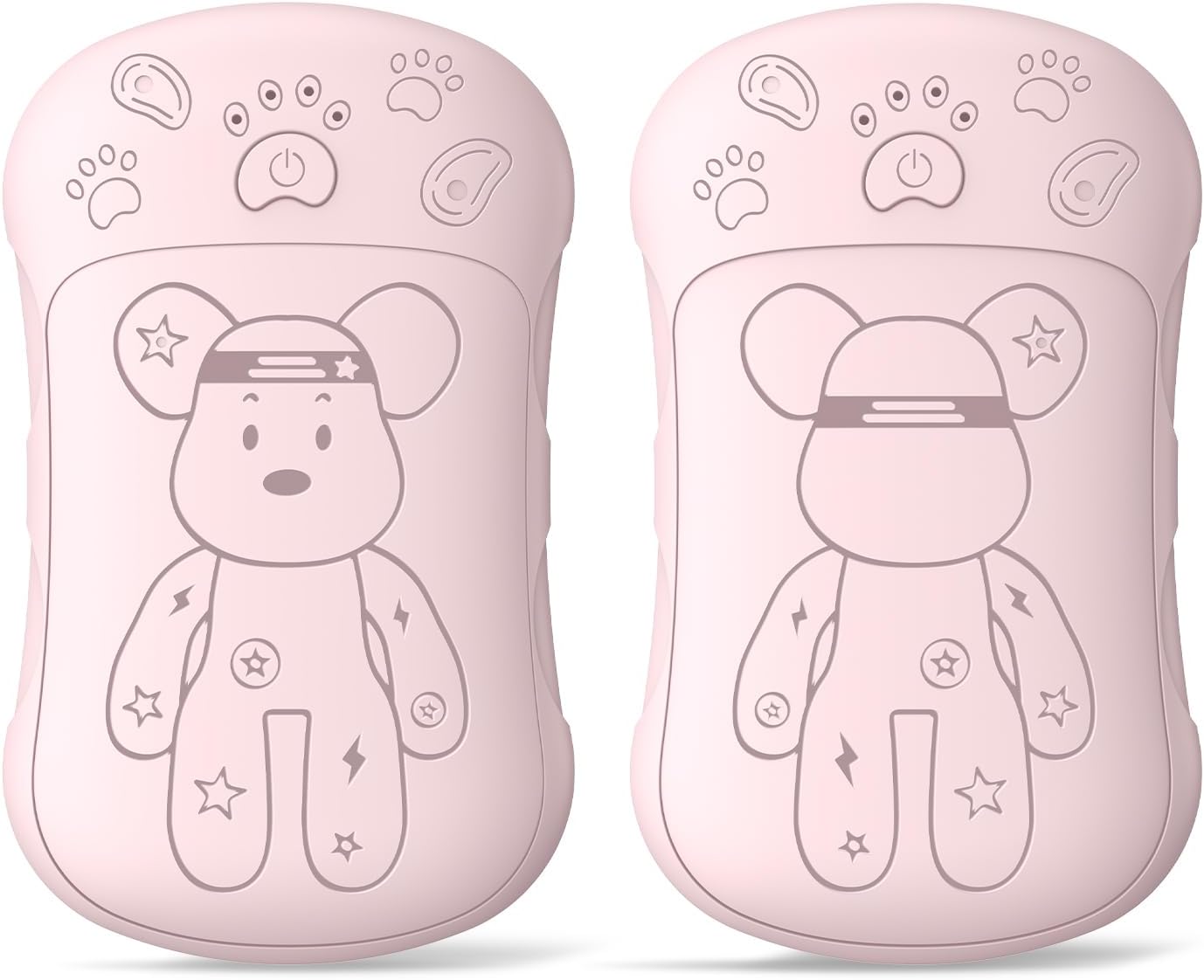 Ogrzewacze do rąk z akumulatorem (opakowanie 2 szt.), elektryczny ogrzewacz do rąk 2 w 1, ogrzewanie dwustronne, odpowiedni dla mężczyzn i kobiet, ko