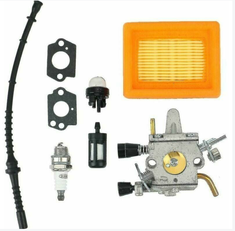 Gaźnik do Stihl Fs400 Fs450 Fs480, z filtrem powietrza i paliwa w zestawie, akcesorium do wykaszarki