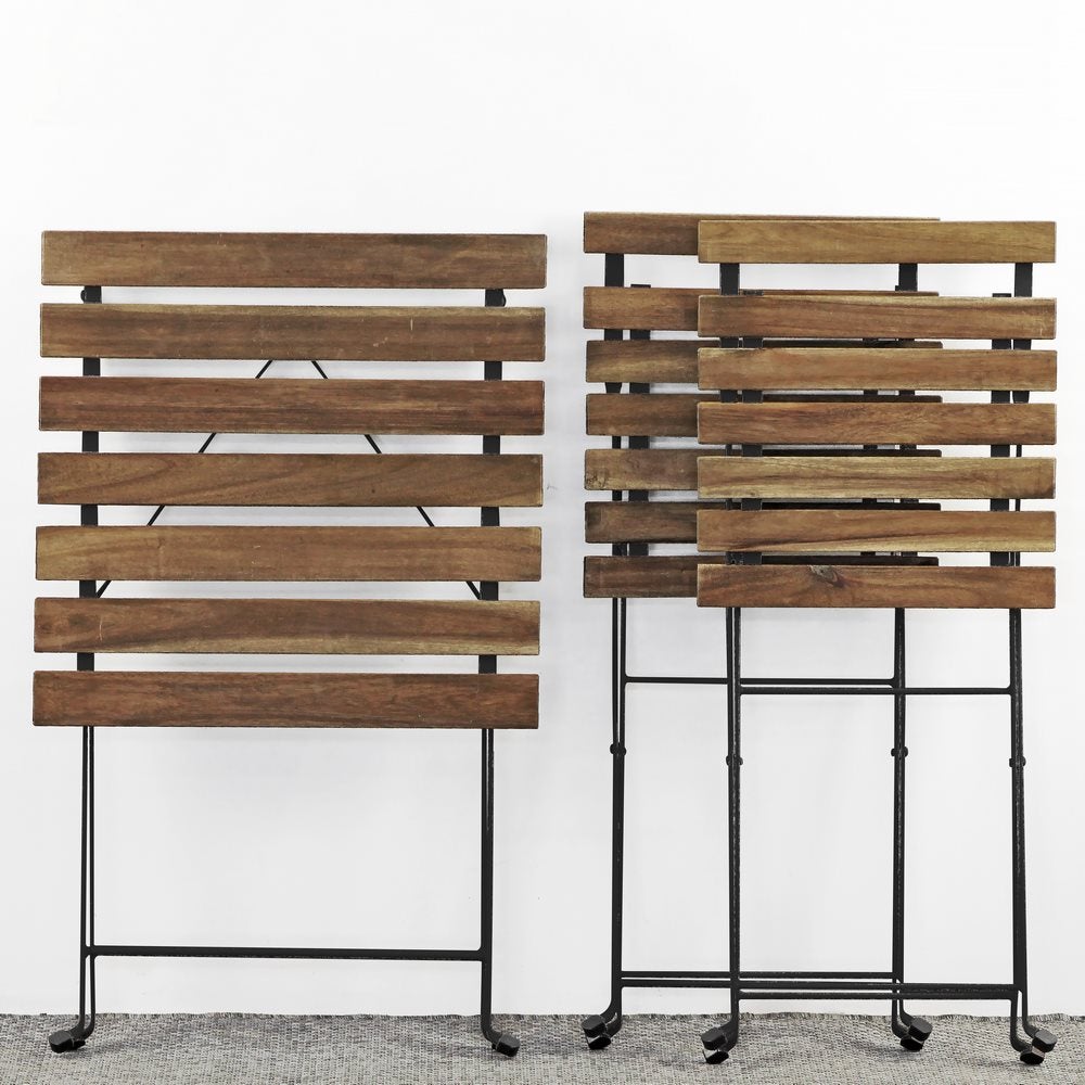 Set Tavolino e due sedie da giardino 55x54x70 cm - 6