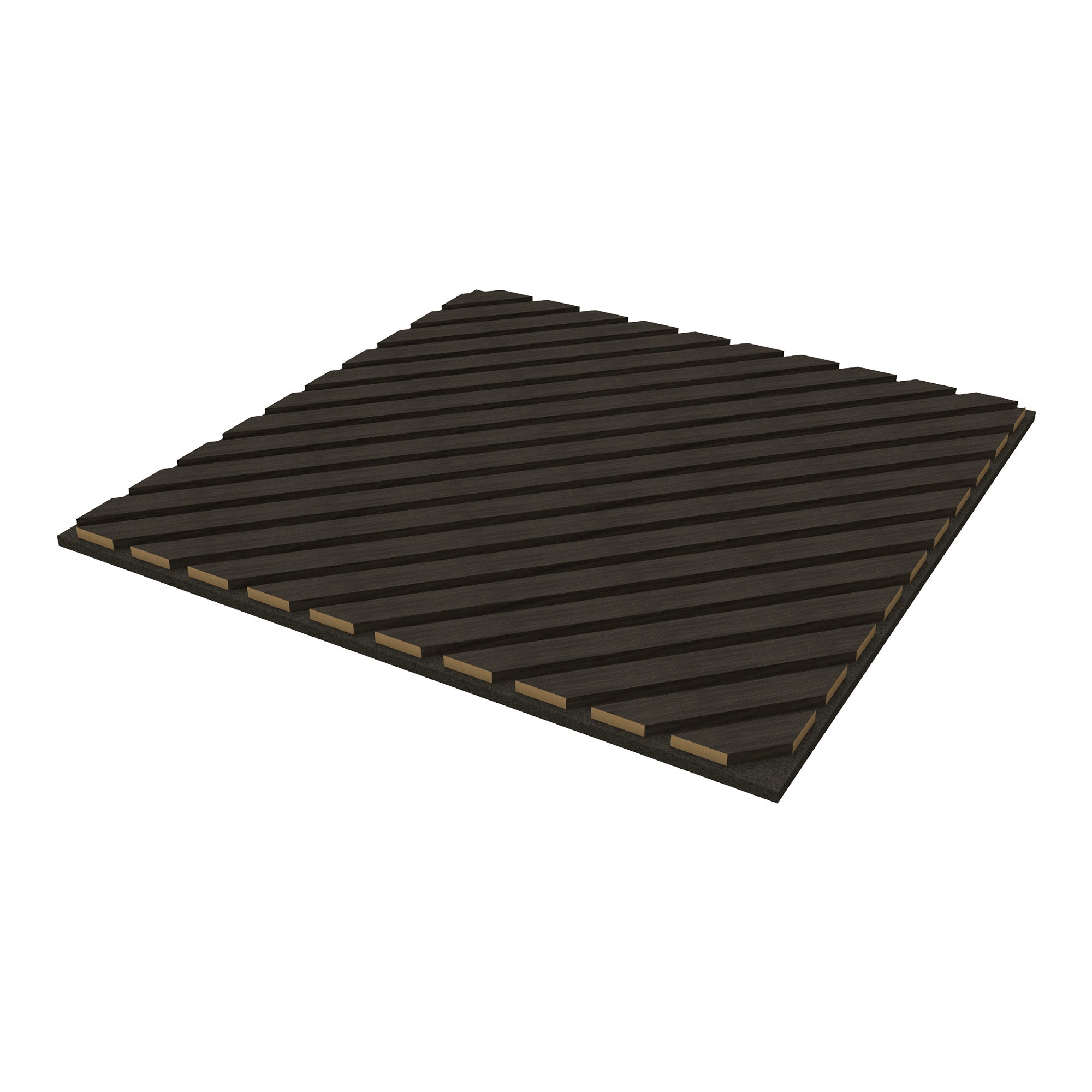 Conjunto de 4 painéis acústicos 3D Vang com lâminas diagonais 1,44 m² Carvalho cinzento [NEU.HOLZ] - 4