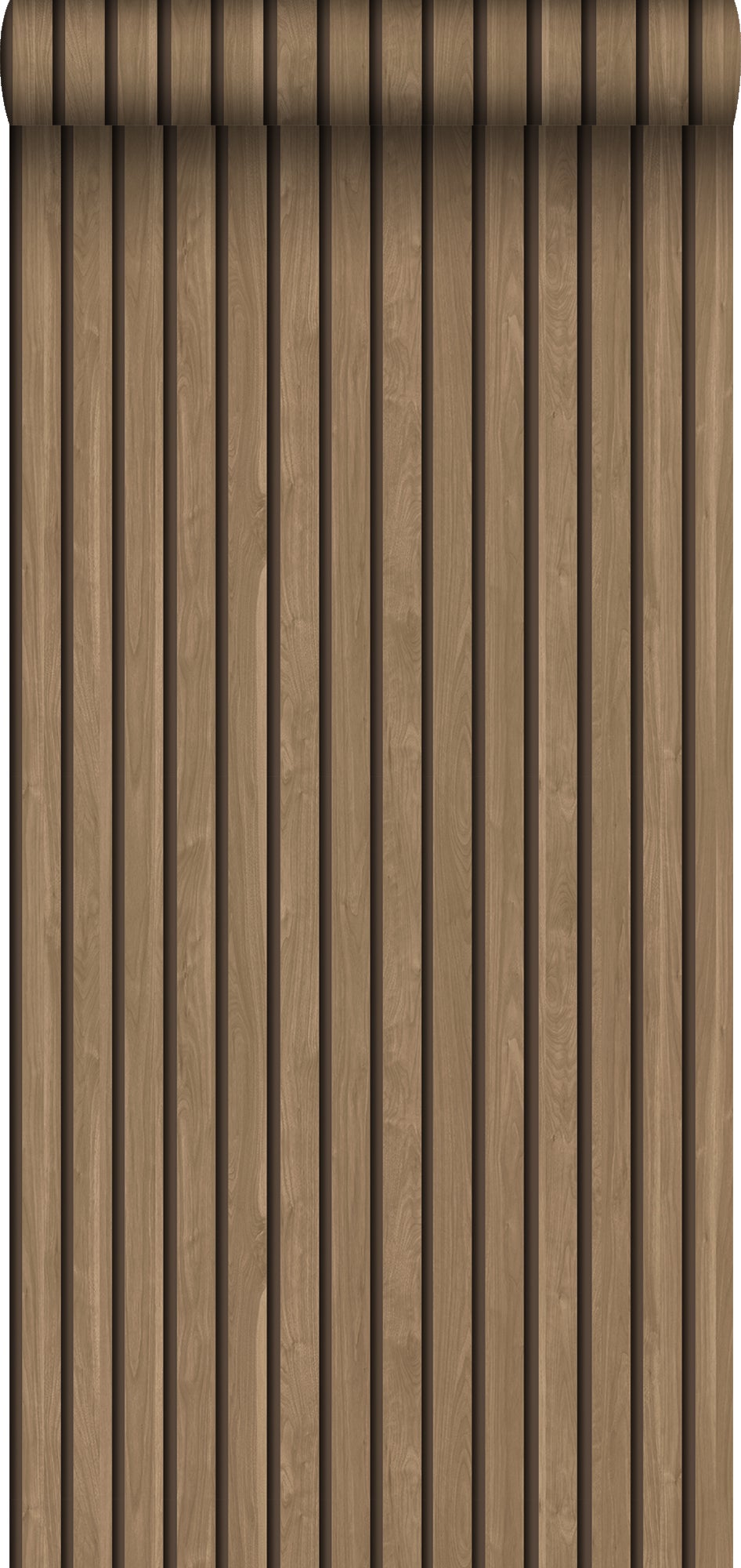 Tapeta drewniane panele ścienne 3d jasny brąz - 53 cm x 10.05 m - ESTAHOME