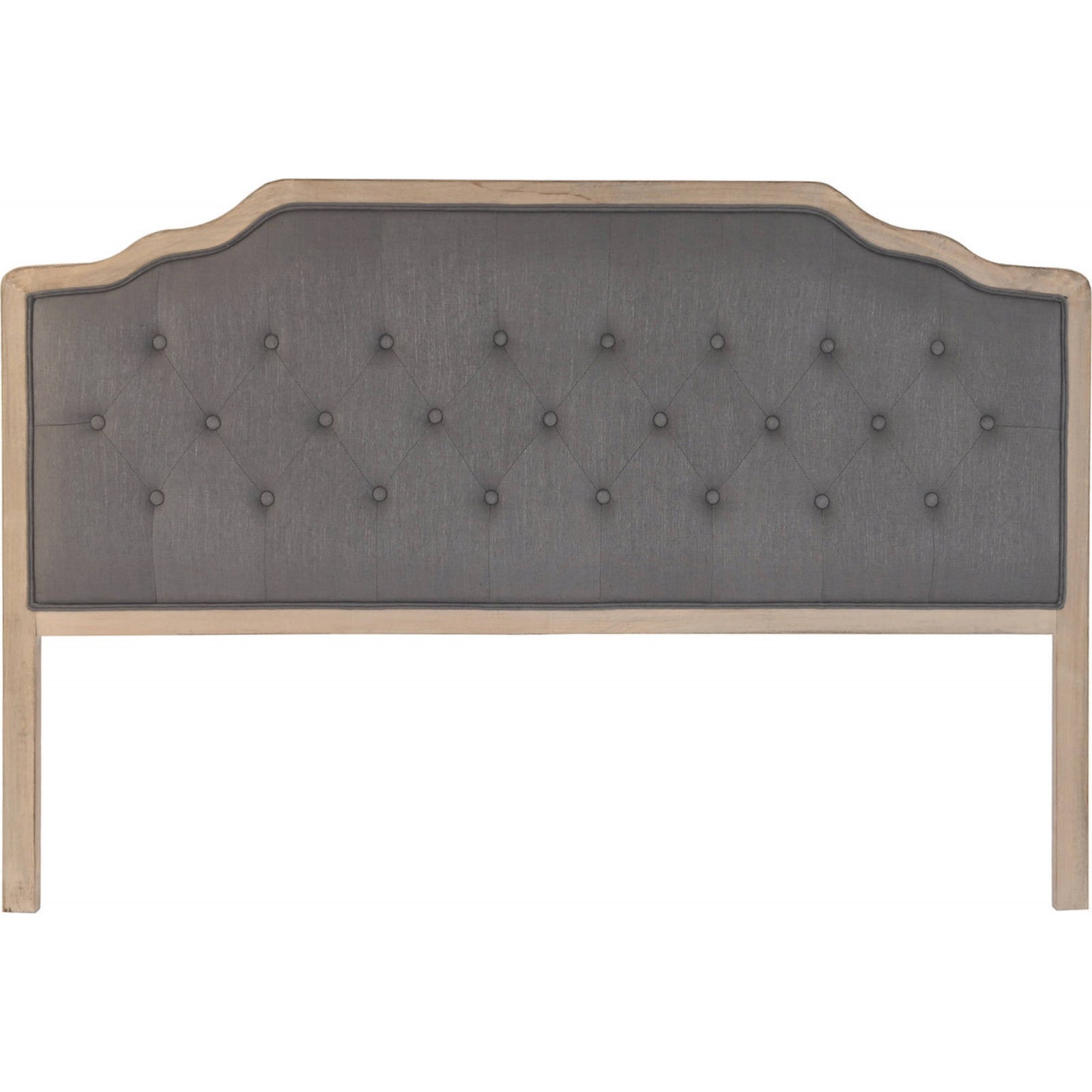 Tête de lit élégance lin gris pour chambre chic 160 x 10 x 120 cm Gris ...