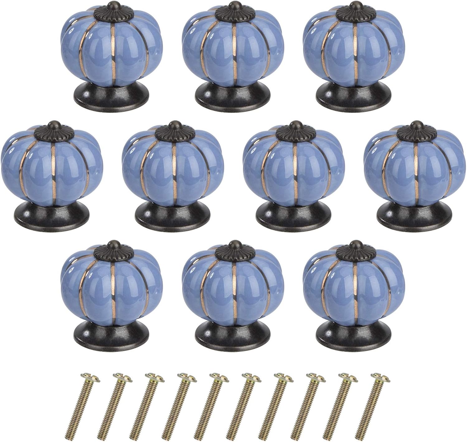 TsunNee Lot De 12 Boutons D'armoire En Céramique, Poignées De
