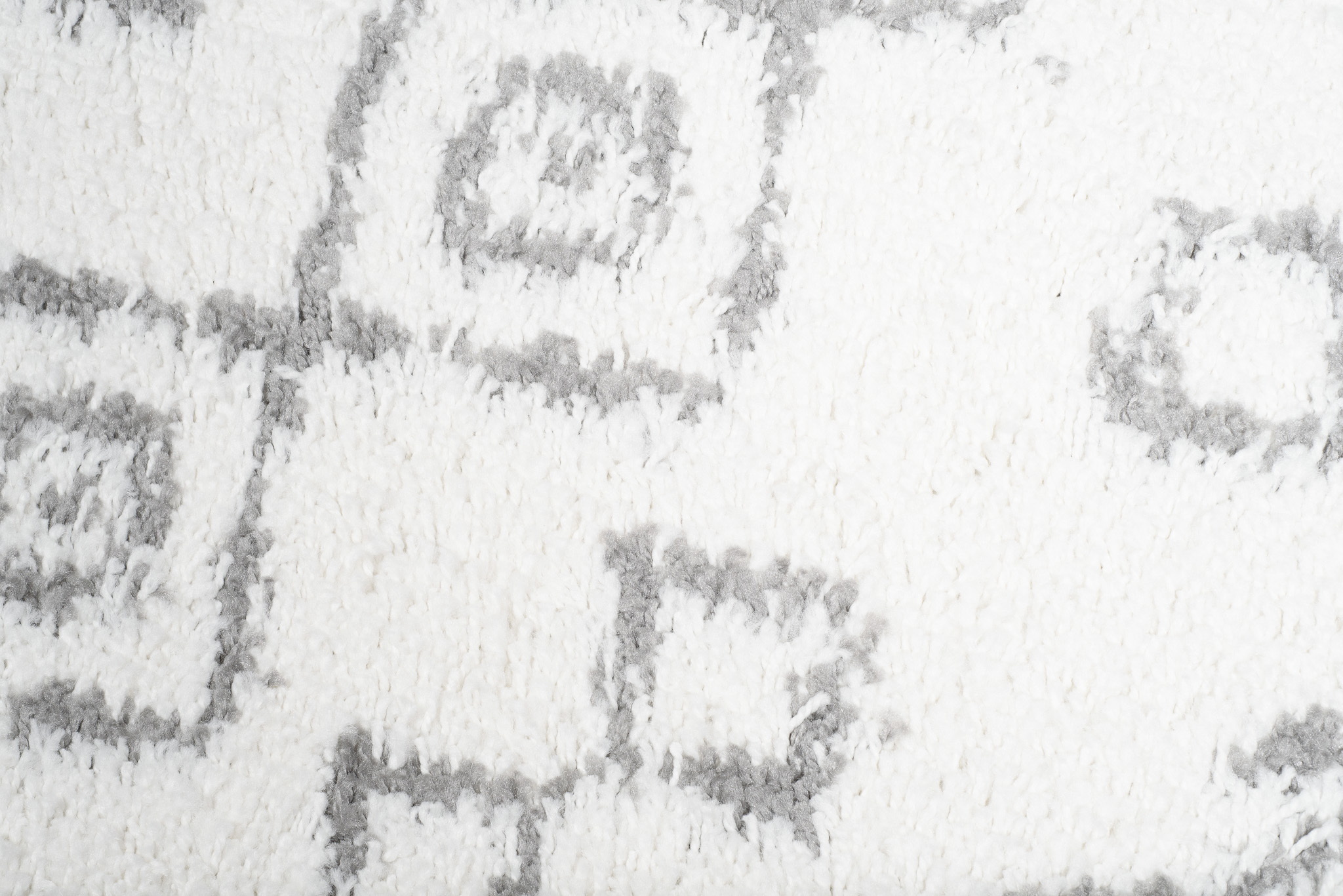 TAPISO Boho Tappeto Passatoia Salotto Morbido Ingresso Corridoio Etnico Frange Crema Grigio Shaggy 100 x 400 cm - 8