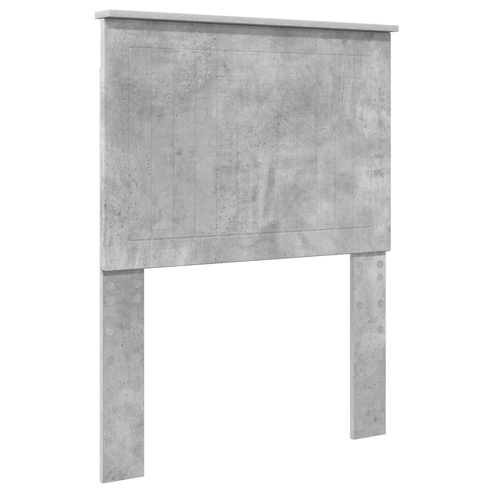 Cadre de lit gris béton 75 x 190 cm, bois de pin massif - 6