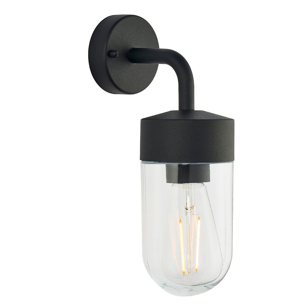 Kinkiet zewnętrzny LED NORTH 40W 4000K 3600lm metal czarny matowy-przezroczysty wym:30x10x16cm IP44 Endon