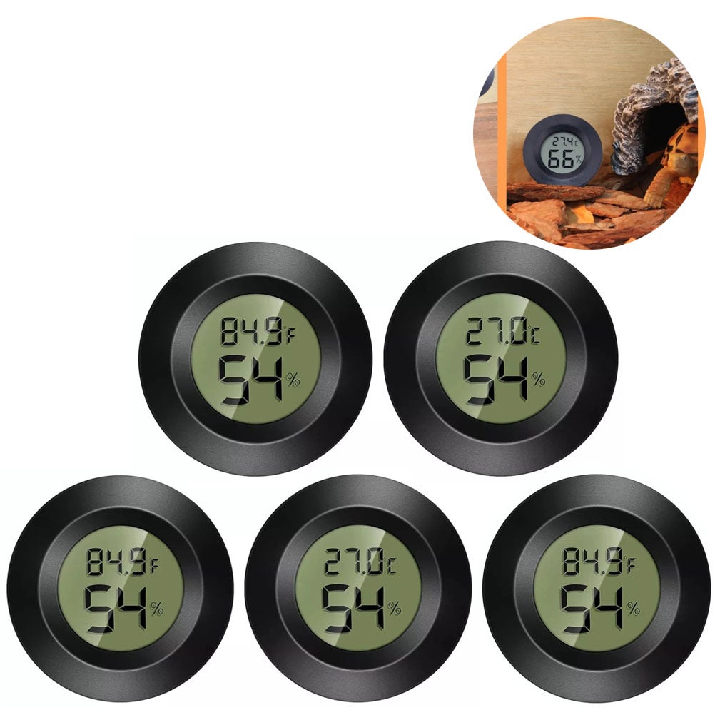 Lot De 4 Thermomètres/Hygromètres Numériques Avec Alarme - Pour Frigo, Congélo, Maison - Affichage LCD °C/°F