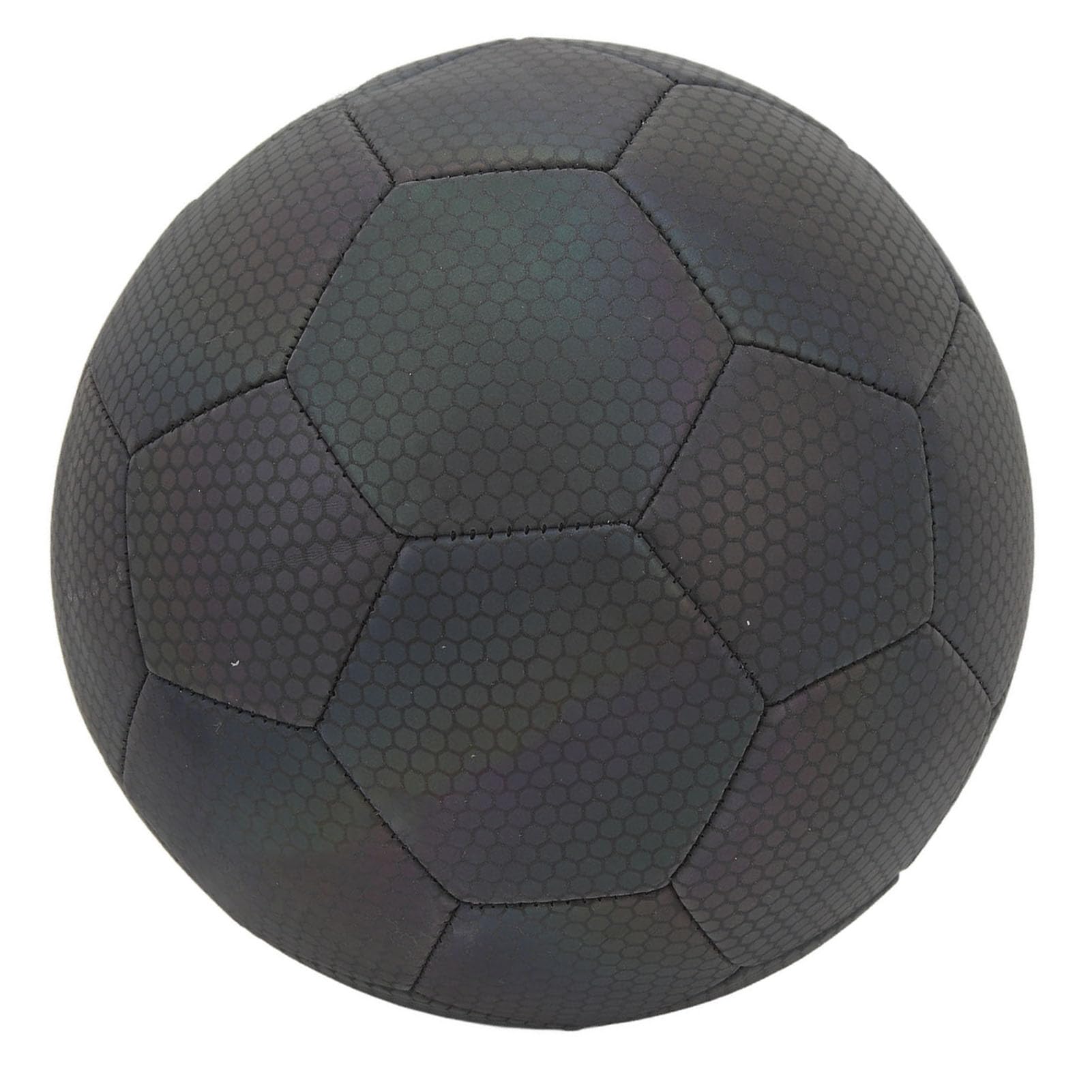 Fantecia Ballon De Football Réfléchissant – Taille 5 – Pour Filles – PU Durable – Livré Avec Pompe, Aiguille Et Filet