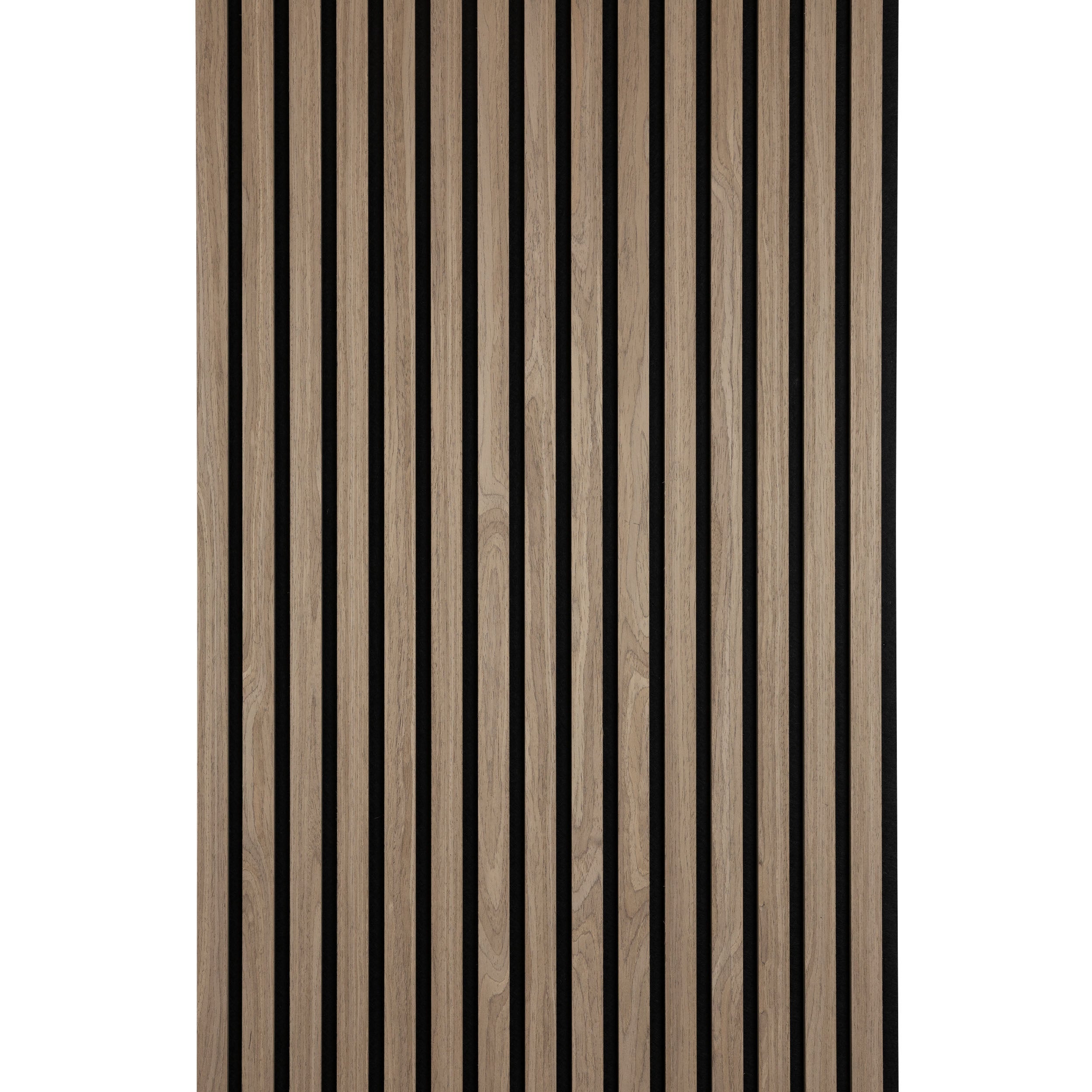 Panneau tasseaux acoustique MDF PREMIUM décor noyer, feutrine noire, 240x60 cm Nordic Acoustics - 5