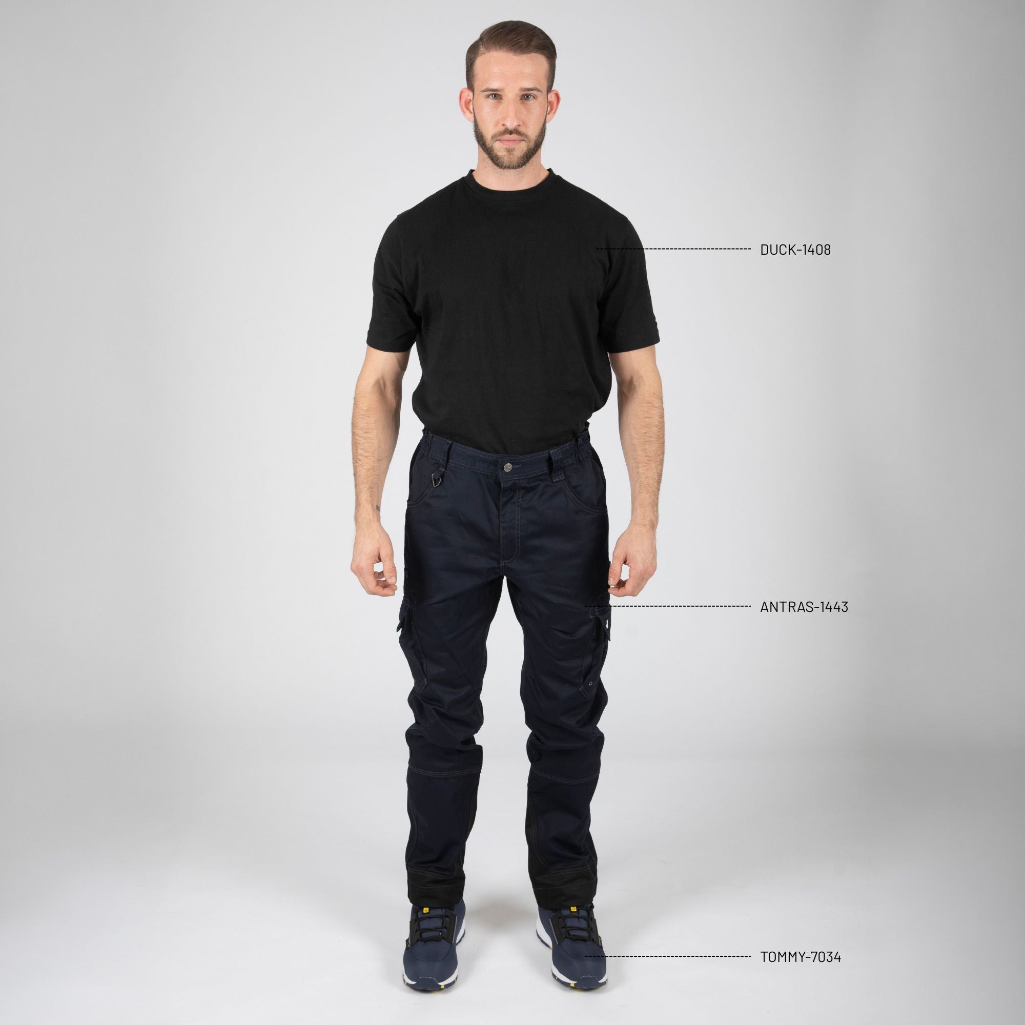 ANTRAS - PANTALON DE TRAVAIL - 1443 Marine 52 - 2