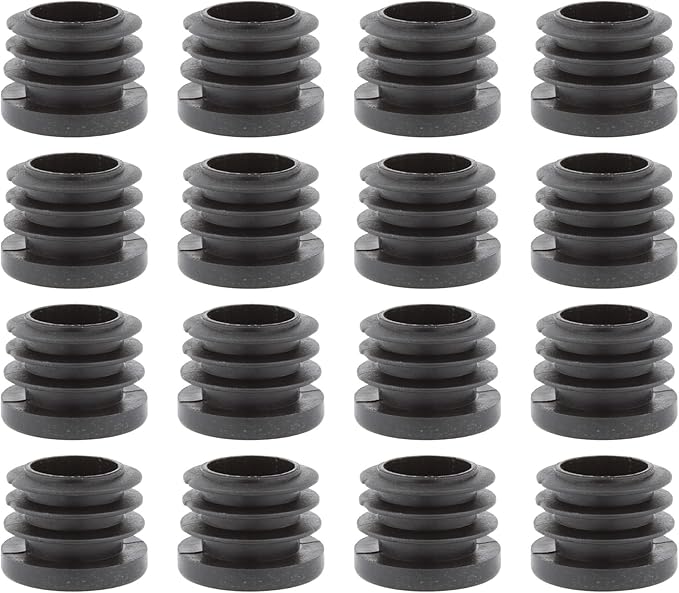 20 sztuk, zaślepki na rury Ø 44 mm | Okrągłe nakładki na rury | Wytrzymałe plastikowe zaślepki do rur