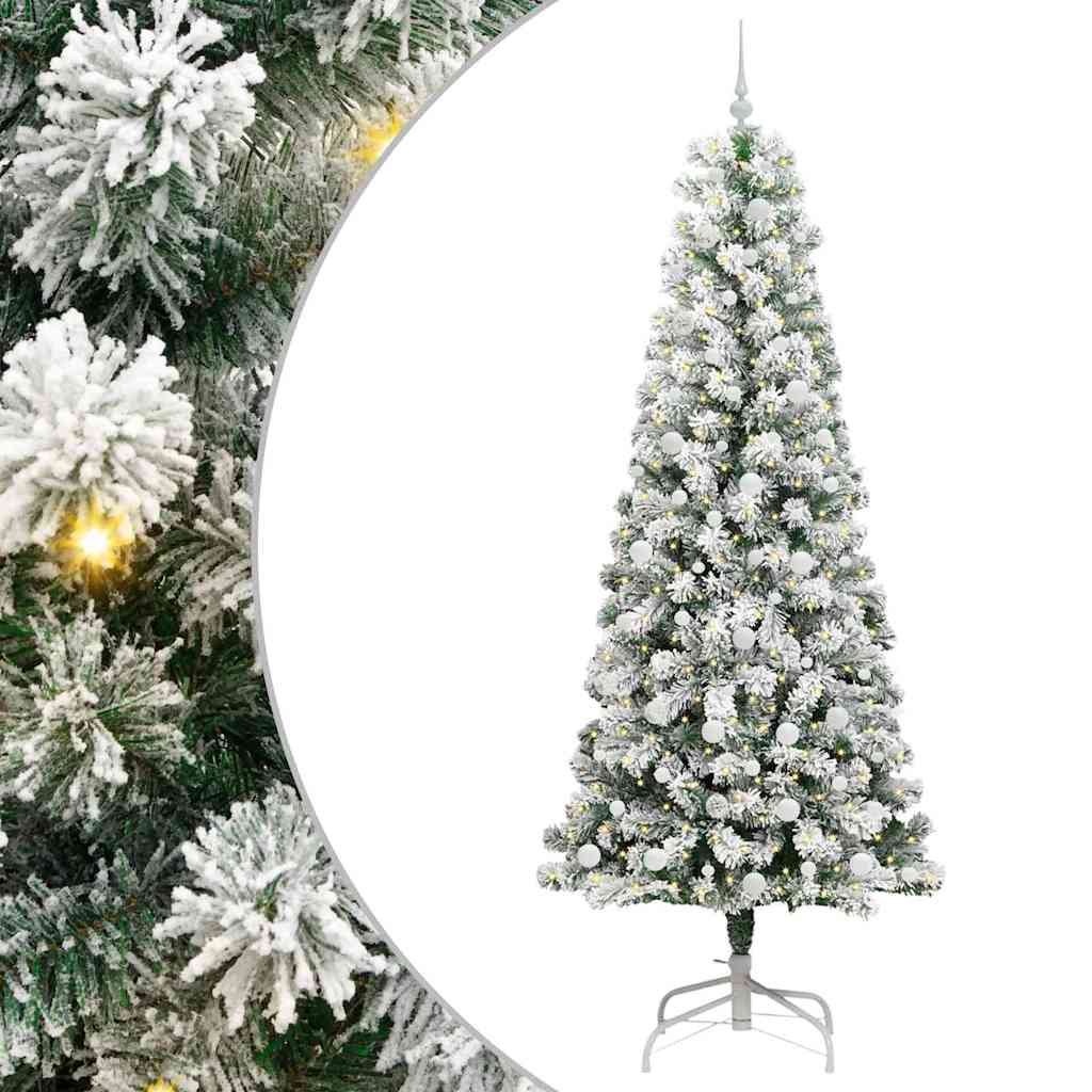 Sztuczna choinka z zawiasami Ze LED Lights 240 cm PVC