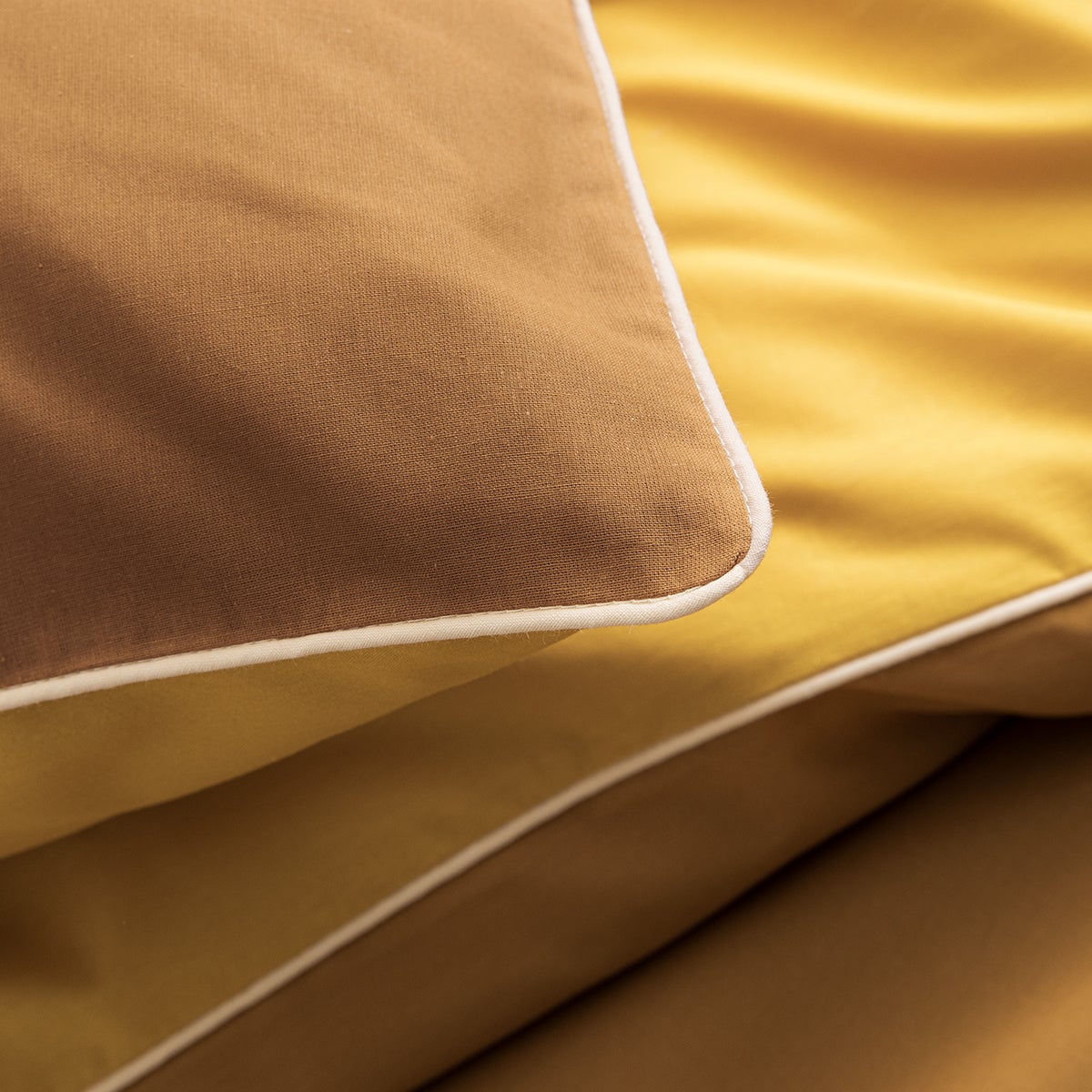 Housse de couette bicolore en coton, Bons Jours - 3