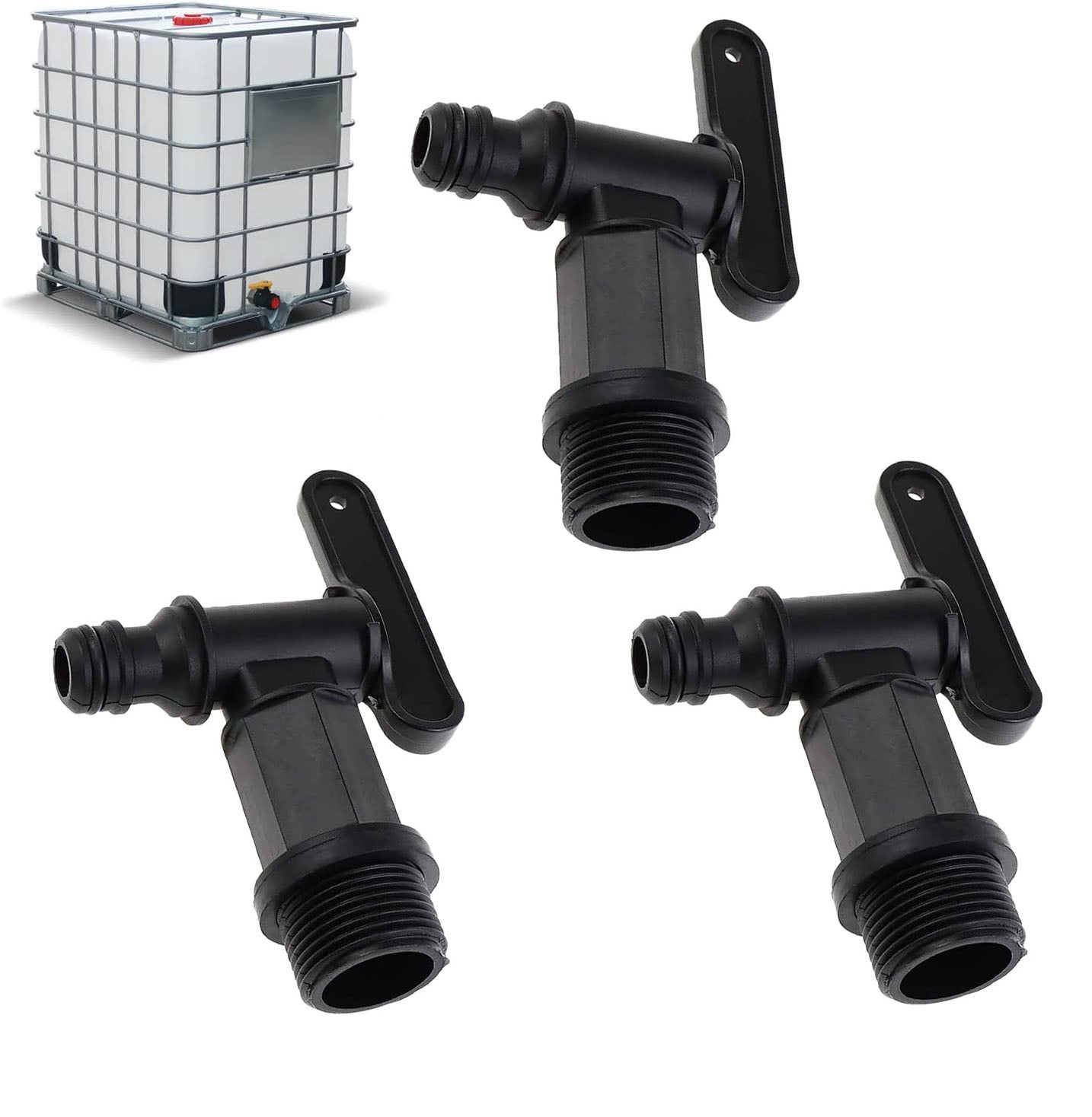 Rubinetto Per Secchi D'Acqua - Verde, In Polietilene, Con Filettatura A Prova Di Perdite