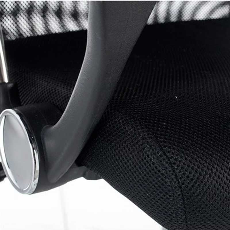 Sillón de despacho Meeting altura ajustable negro 110/120x50x50 cm - 5
