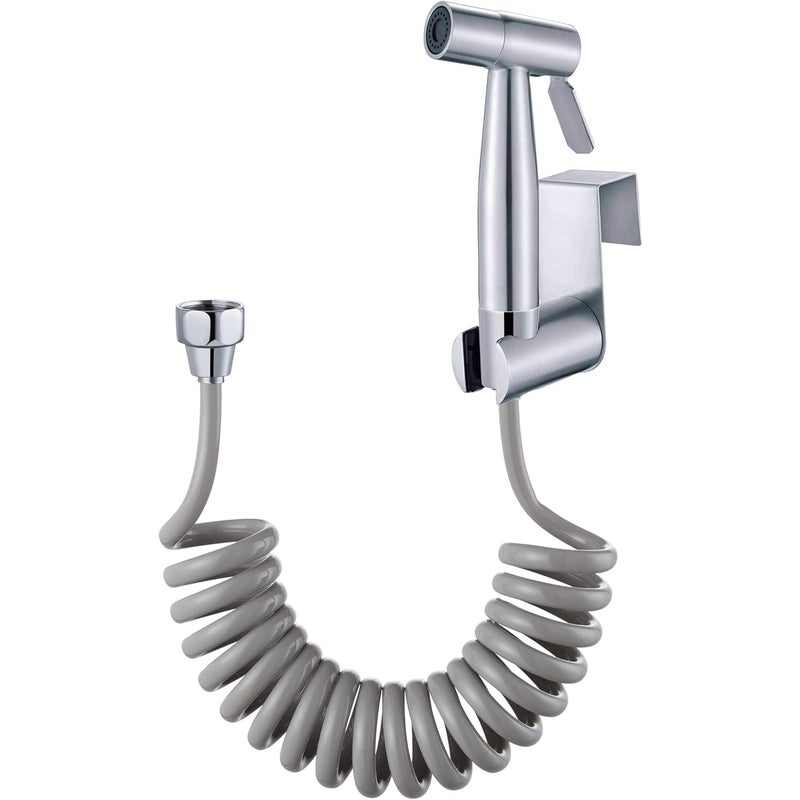 Ręczny spryskiwacz bidetowy z hakiem na zbiornik wody elastycznym teleskopowym wężem prysznicowym ABS długości cali instalacji wodno kanalizacyjnych