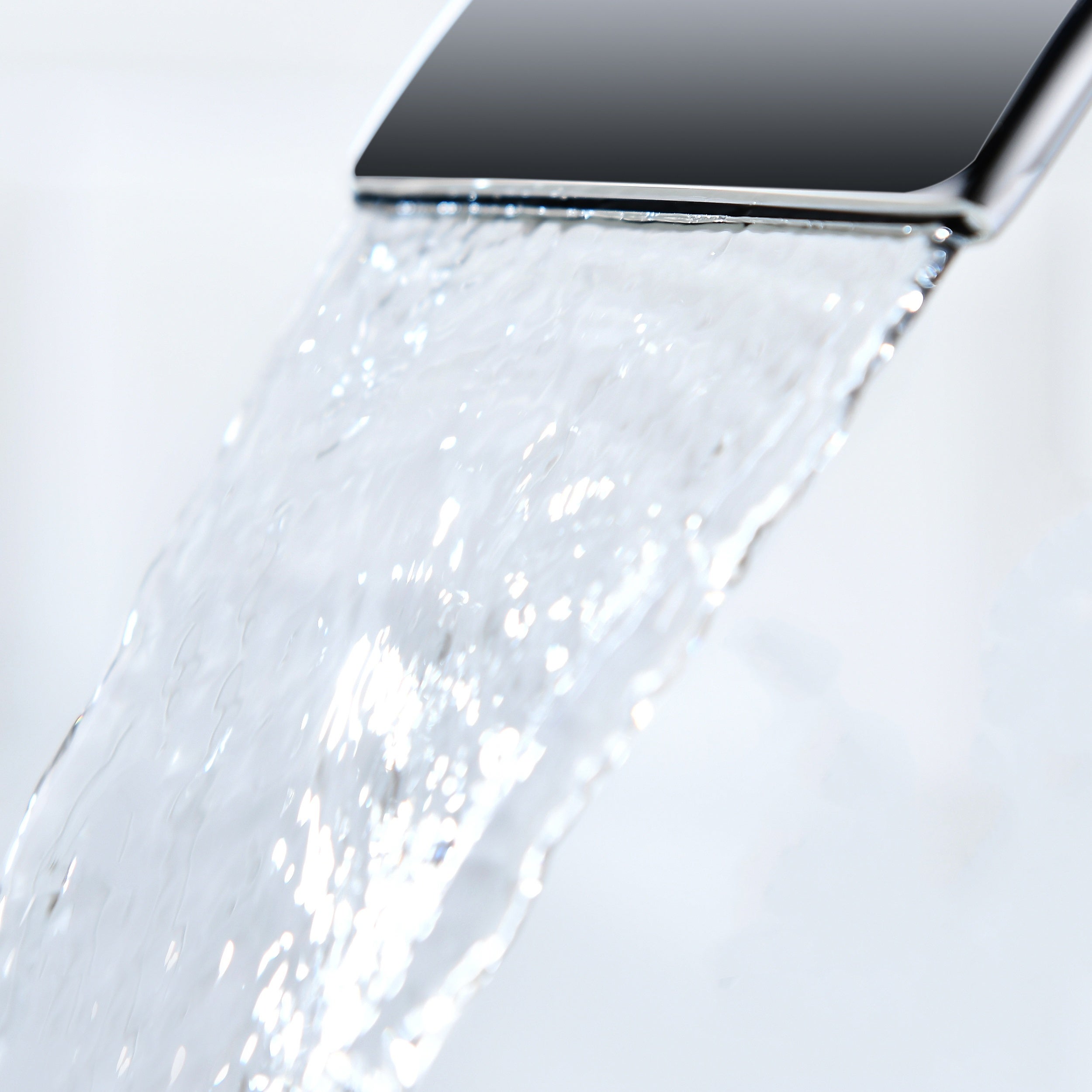 Cecipa max Robinet Salle de Bain Robinet Mono-trou Mitigeur Lavabo Cascade Robinetterie Lave-mains avec Levier Unique - 5