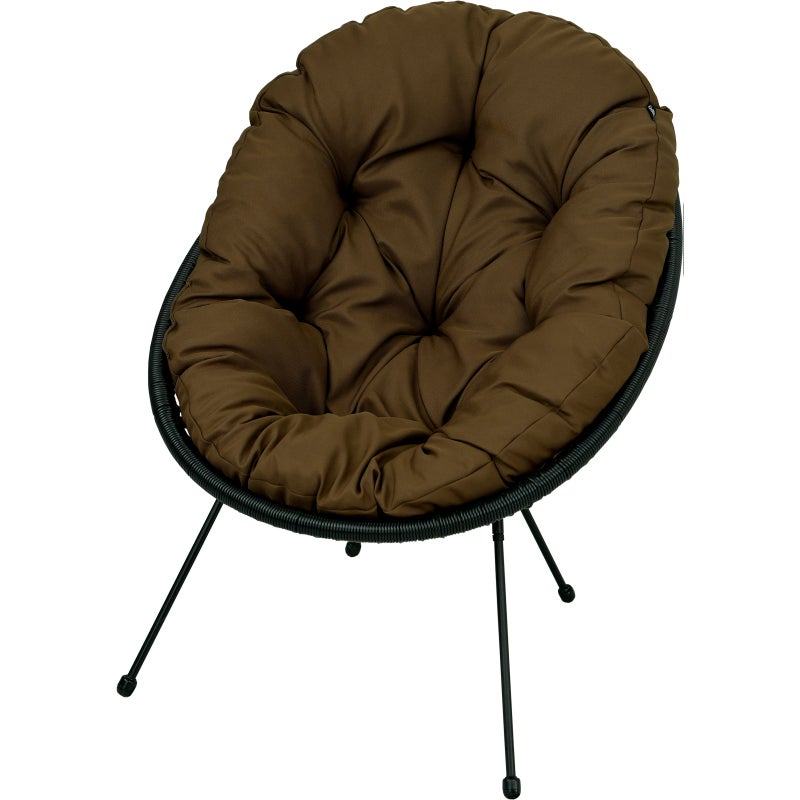 Poduszka na fotel żyłkowy krzesło Acapulco AMPO brązowy 1 szt.