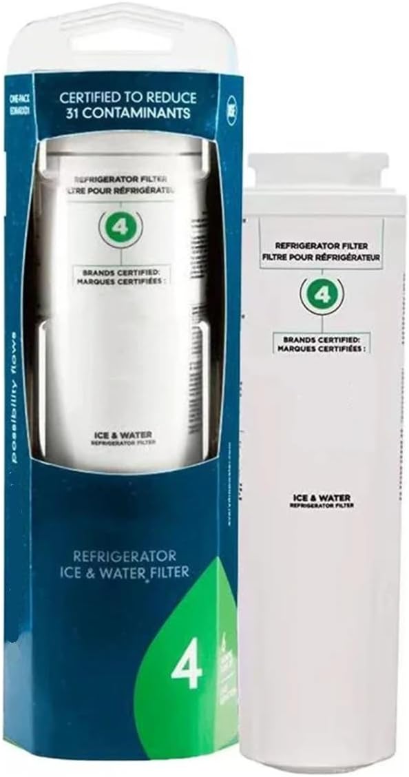 Lot De 2 Cartouches Filtre à Eau Whirlpool SBS002 - Compatible Réfrigérateurs Double Porte - Remplacement Tous Les 6 Mois - 3