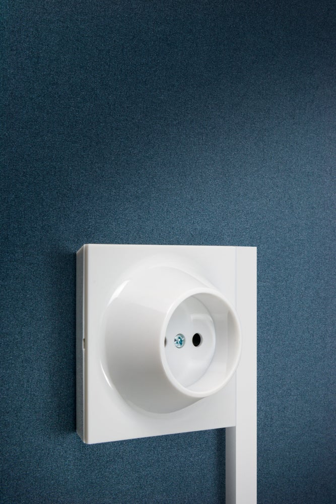 Prise 16A Fontini Neo Evo, sans terre, blanc brillant, ABS, 3680 W, 7,8x3,8 cm, garantie 10 ans - 3