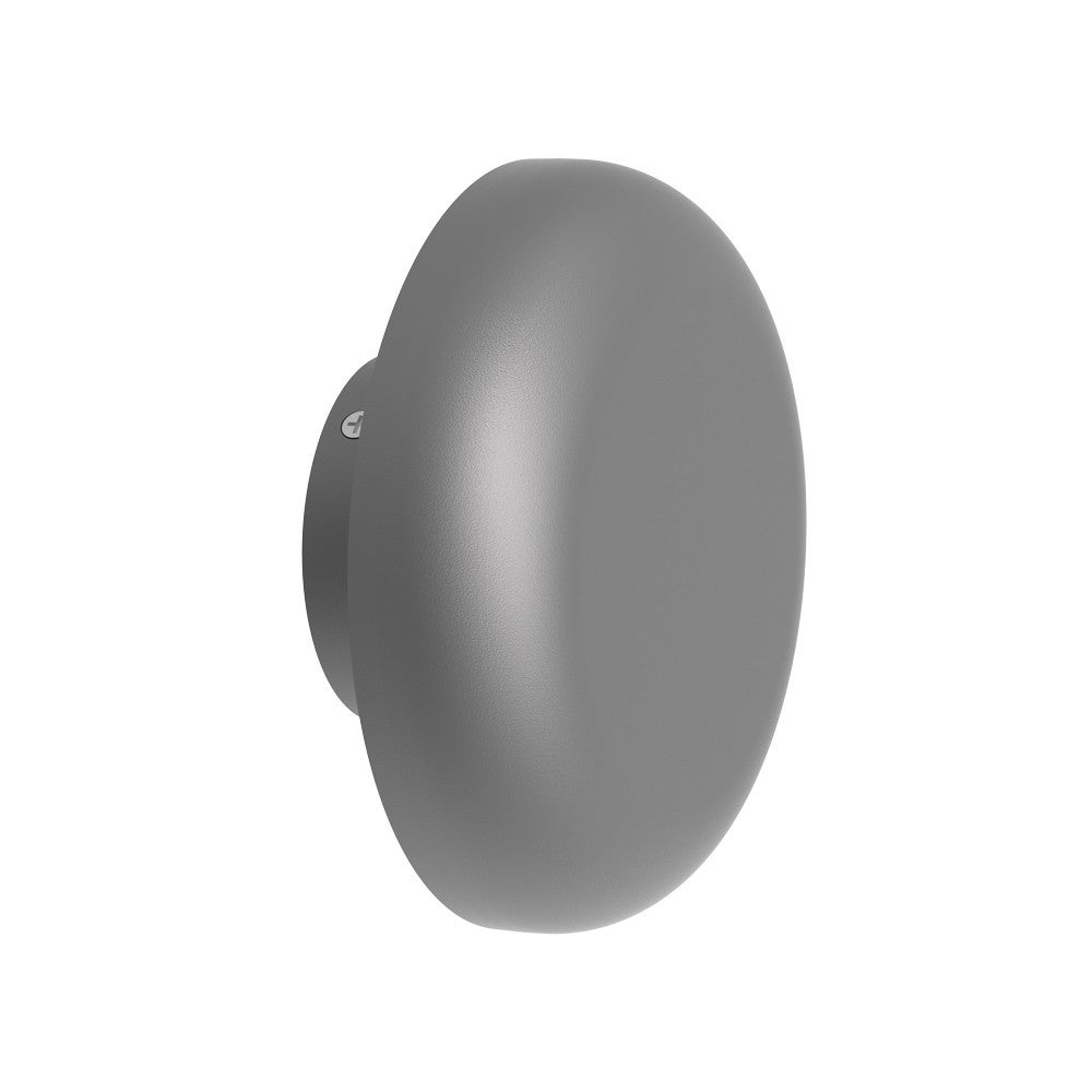 Lampă de exterior de perete sau încastrat LED Ova 6W Rotund Gri închis 3000K IP65 IK08 Iberlamp