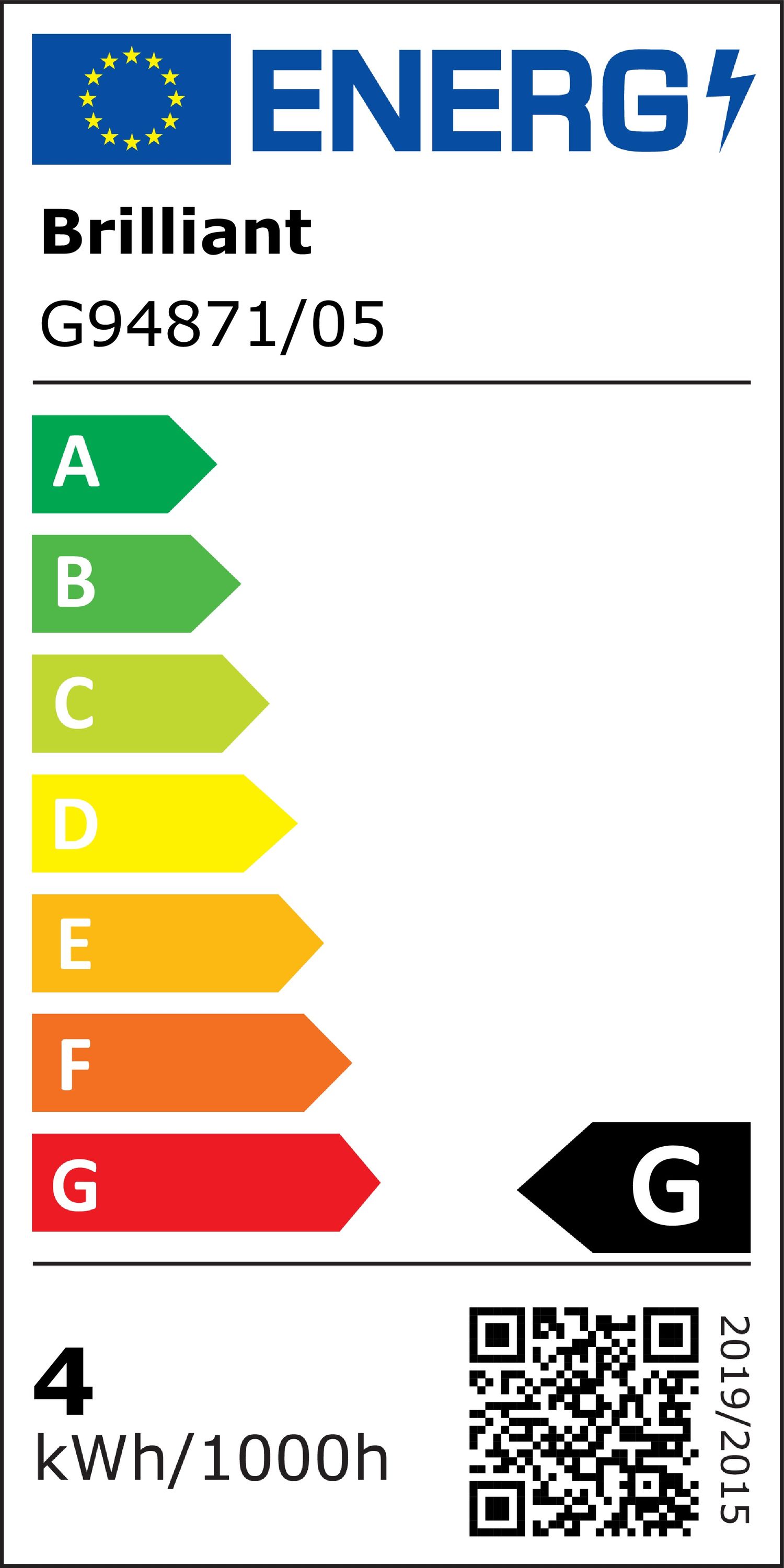 Brilliant Lampa wisząca Giada 3-płomienna wielokolorowa/drewno/metal 3x A60, E27, 40 W, pasuje do zwykłej żarówki (brak w zestawie) - 6