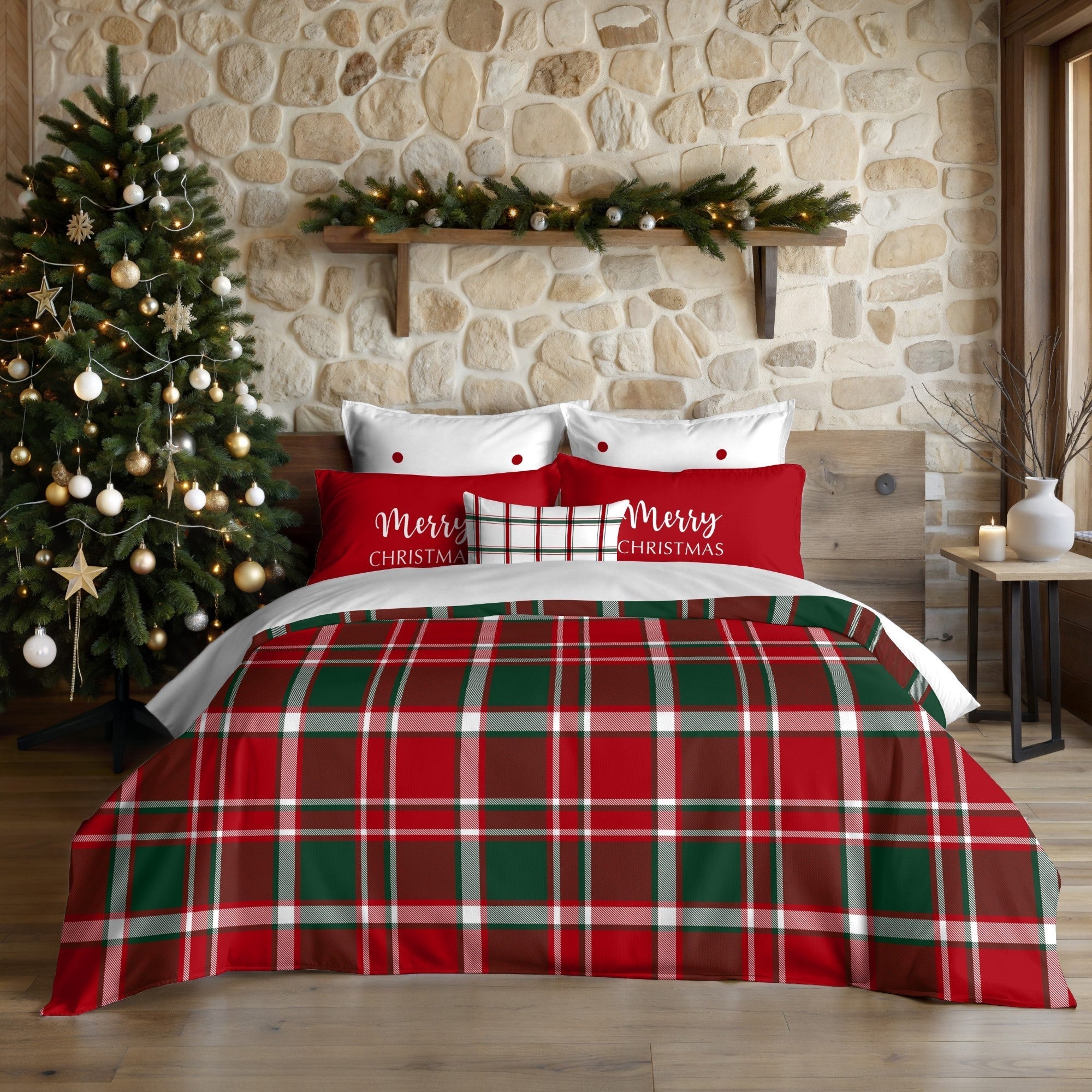 Housse de couette avec boutons-pression 100 % coton Laponia 16 240x220 cm - 3