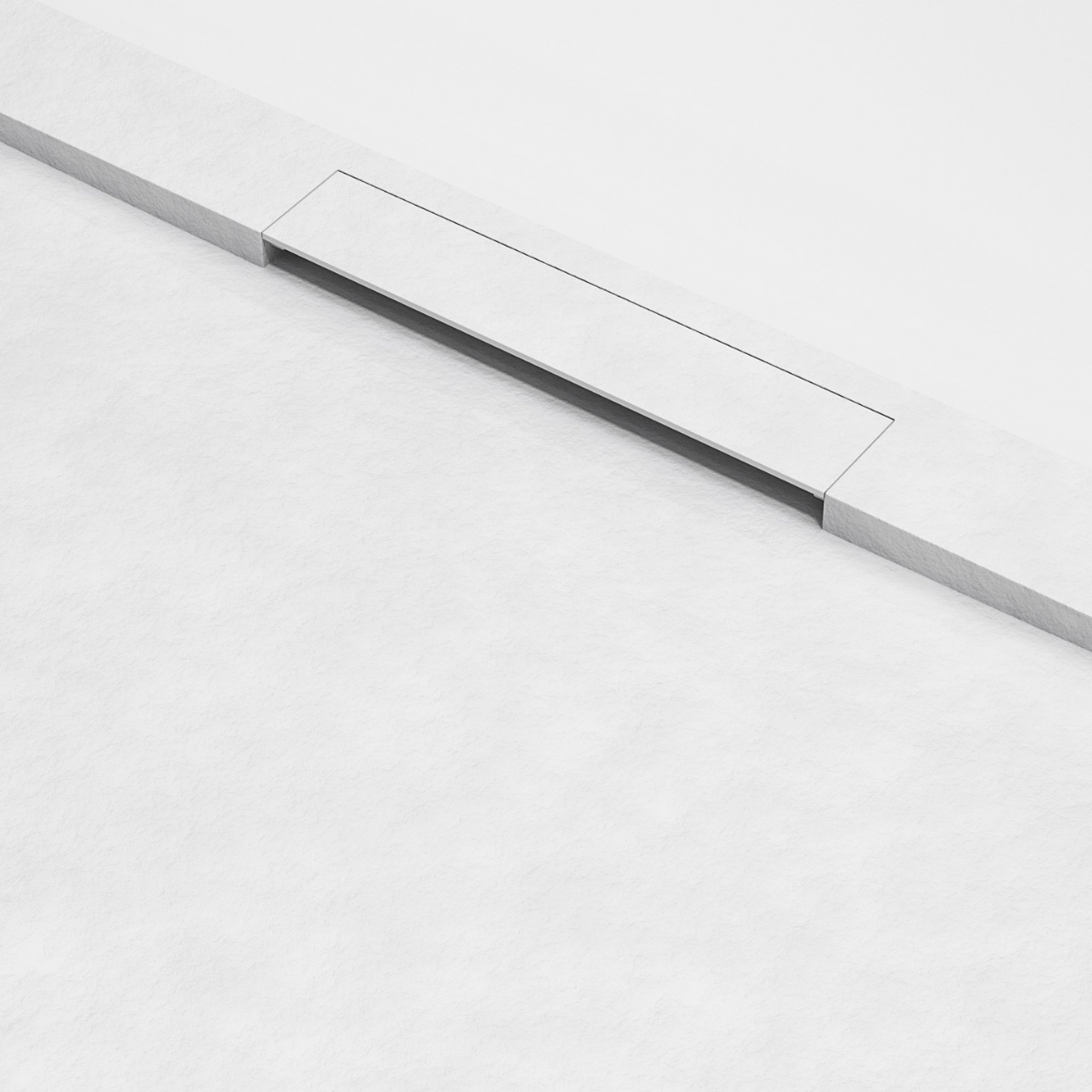 Receveur de Douche Extraplat 160x90x3cm Beige en Résine Minérale - Antidérapant, Texture Ardoise - RAGNAR LAVABERG - 4