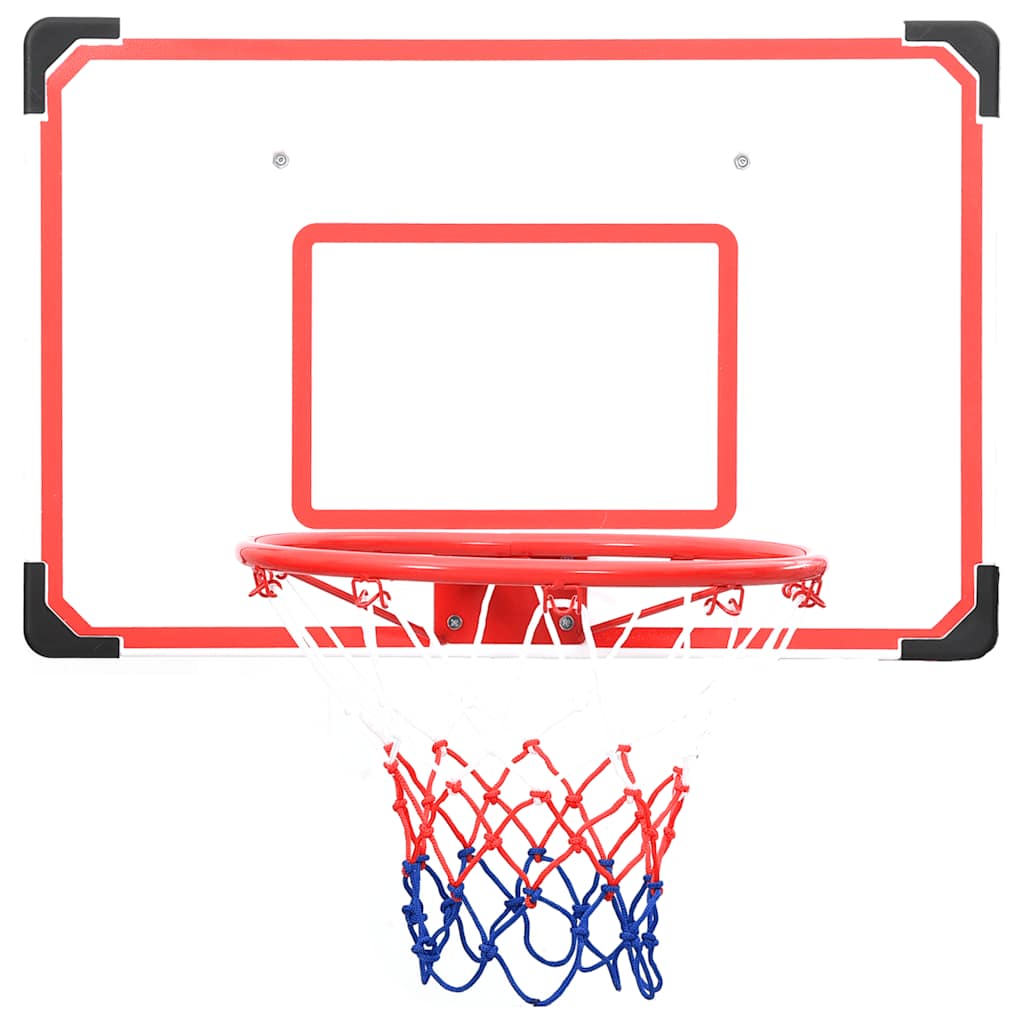 Tabellone Basket Da Parete 76 Cm - Con Rete, Polietilene UV, Per Interni Ed Esterni - Foto 2
